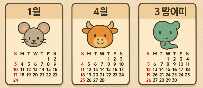 2026년 월별 운세 흐름